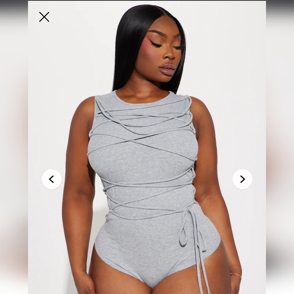 Annitta Lace Up Bodysuit